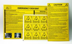 SECURITY AIR PLATFORM STYCKERS LIGHT LIFT 20.10- ENGLISH