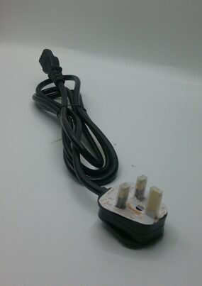 UK mains power charging cable