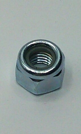 High Self Locking Nut DIN 982 PG Cl 8 M 8 Z. white