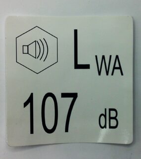 Decal 107 dB