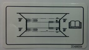 Decal - Marking site of the transportation department