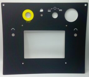 decal upper control box Indication panel