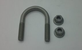 U-BOLT, FLATTENED, 1.5DIA. X 3/8 UNC,ZAG