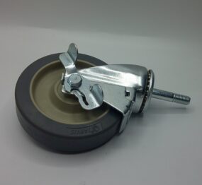 CASTER,POST,SW,5X1.25,M12X1.75