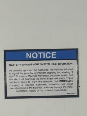 LABEL-BATTERY MANAGMENT-UK
