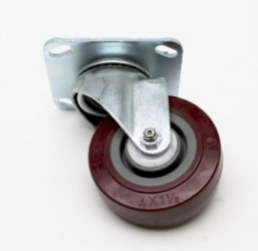 CASTER,4",SLC (DARK RED)
