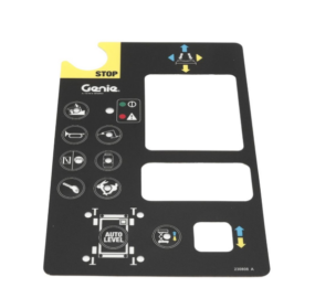 DECAL,PLAT CONTROL PANEL,GS69