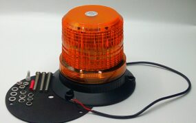 AMBER STROBE 12-24v LARGE BEACON