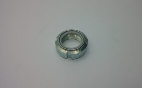 Self-locking nut heavy Cl 6 GUP 25 x 1.5 Z white