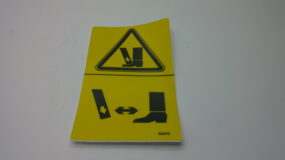 DECAL,WARNING,CRUSHING HAZARD