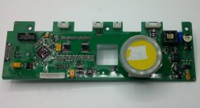 Electronic board for remote control color display