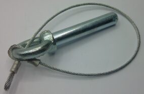 Collar stud, telescopic pipe (80mm)