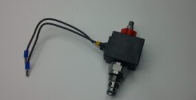 Two-way solenoid cartridge valve - handle type