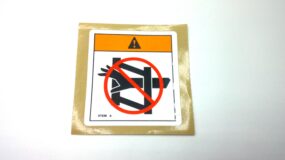 DECAL,WARNING,NO REACHING SYMB