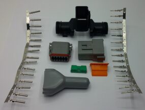 COMPLETE CONNECTOR 12 WAY BOX EMERGENCY STOP AT THE GROUND (X22)