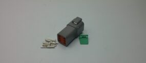 KIT,CONN,RECEPT W/PIN AND LOCK