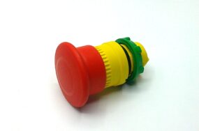 BUTTON,PUSH,RED MUSHROOM HEAD