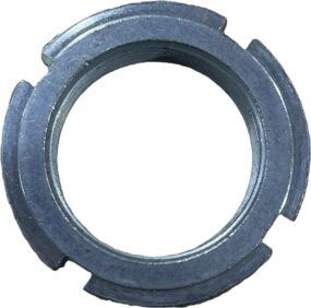Self-locking nut heavy Cl 6 GUP 35 x 1.5 Z white
