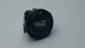 Battery charge level & charging indicator