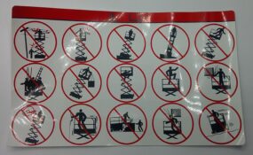 Decal warning (no word)