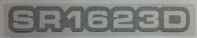 Decal, Model SR1623D